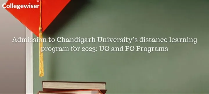 Admission to Chandigarh University's distance learning program: UG and PG Programs  