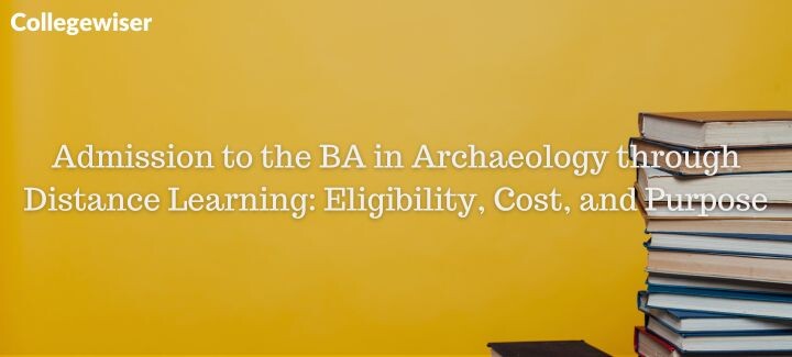 Admission to the BA in Archaeology through Distance Learning: Eligibility, Cost, and Purpose  