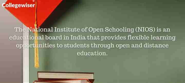 The National Institute of Open Schooling (NIOS) is an educational board in India that provides flexible learning opportunities to students through open and distance education.  