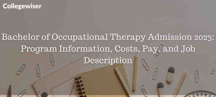 Bachelor of Occupational Therapy Admission: Program Information, Costs, Pay, and Job Description  