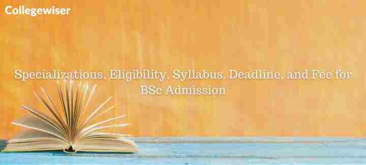 Specializations, Eligibility, Syllabus, Deadline, and Fee for BSc Admission  