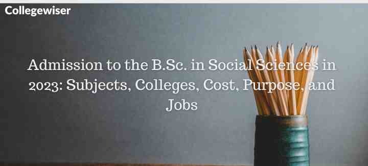 Admission to the B.Sc. in Social Sciences : Subjects, Colleges, Cost, Purpose, and Jobs  
